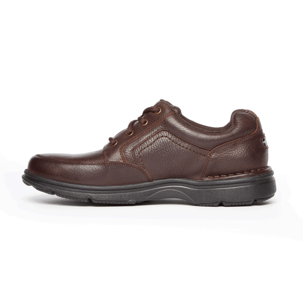 Zapatillas Rockport Hombre Mexico - Prowalker Eureka Plus Mudguard Marrom Oscuro - HBOGL0523